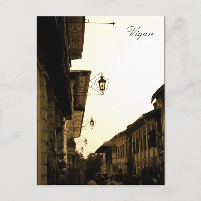 Vigan Lights Postkarte (Vorderseite)