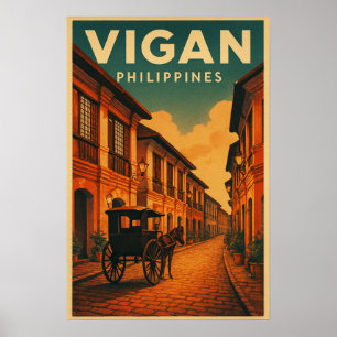 Vigan, Philippinen Reise  Poster