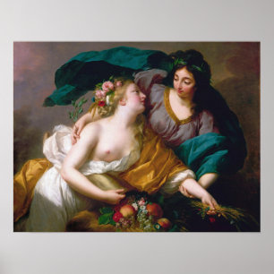 Vigée Le Brun - Frieden bringt Wohlstand zurück Poster