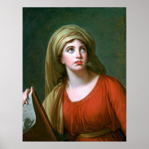 Vigée Le Brun - Lady Hamilton als persische Sibyll Poster