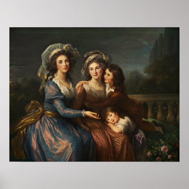 Vigée Le Brun - Marquise De Pezay, M De Rouge Poster (Vorne)