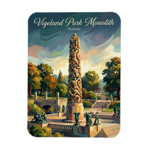 Vigeland-Park Norwegen Magnet