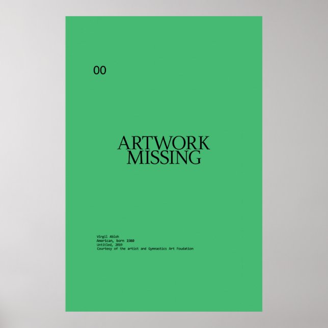 Vigil Abloh Poster (Vorne)