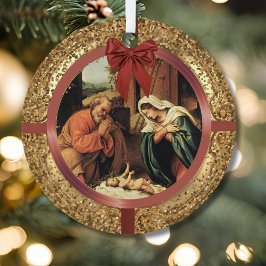 Vigil der Geburt Christi-Heiliger Abend Jesse-Baum Ornament Aus Metall