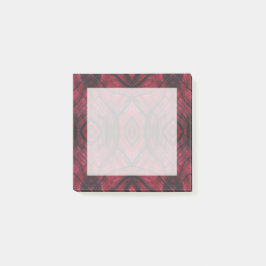 Vigilance Red Abstract Watercolor Art Post-it Klebezettel