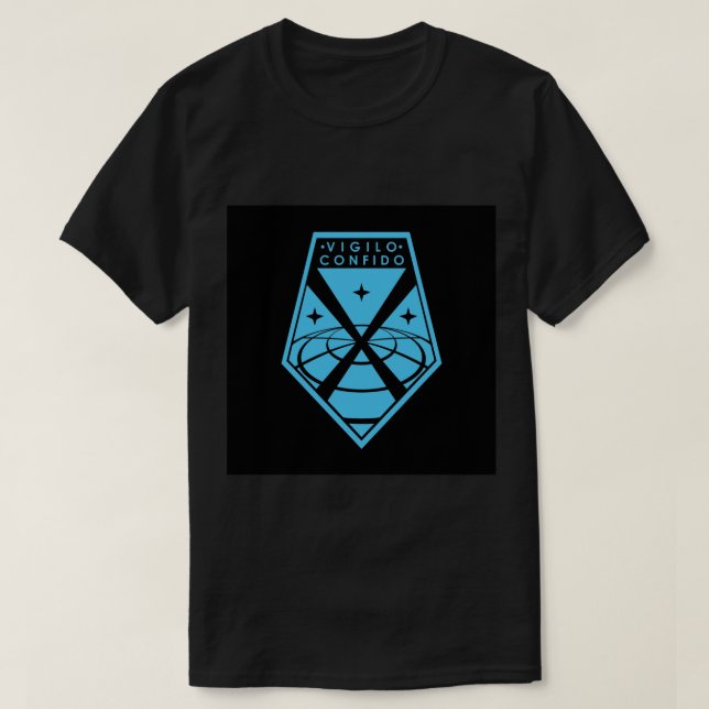 Vigilo Confido XCOM-Logo-Kissen T-Shirt (Design vorne)