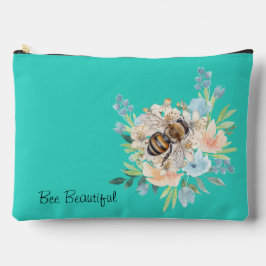 Vignette d'abeille et de fleur Grand sac d'accesso