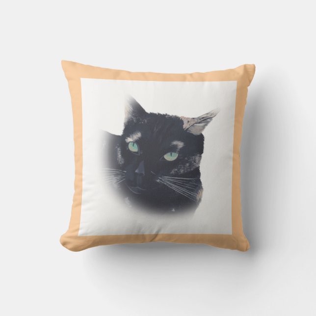 Vignette de Tortoise Shell Coussin visage de chat (Recto)