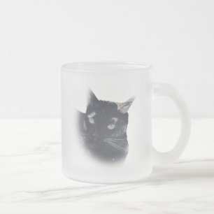 Vignette von Tortoise Muschel Kat Gesicht Tasse