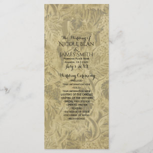 Vignoble de raisins Élégant programme de mariage É