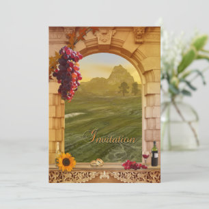 Vignoble Elope ou après Faire-part de mariage