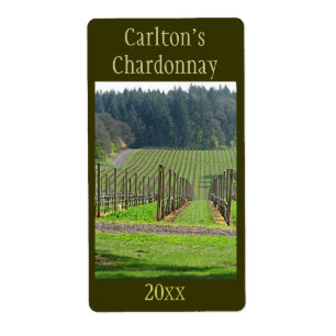 Vignoble Étiquette à vin