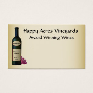 Vignoble ou établissement vinicole