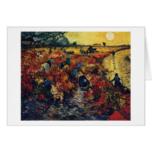 Vignoble rouge, Van Gogh, 1888