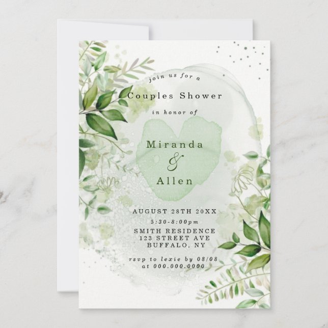 Vignoble rustique Couples Invitations de douche (Devant)