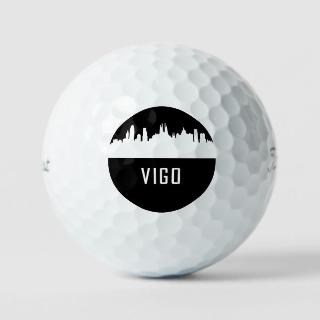 Vigo | cities of Spain Golfball (Vorderseite)