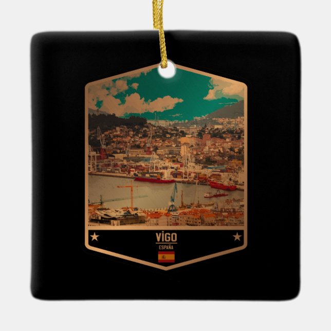 Vigo Keramikornament (Vorderseite)