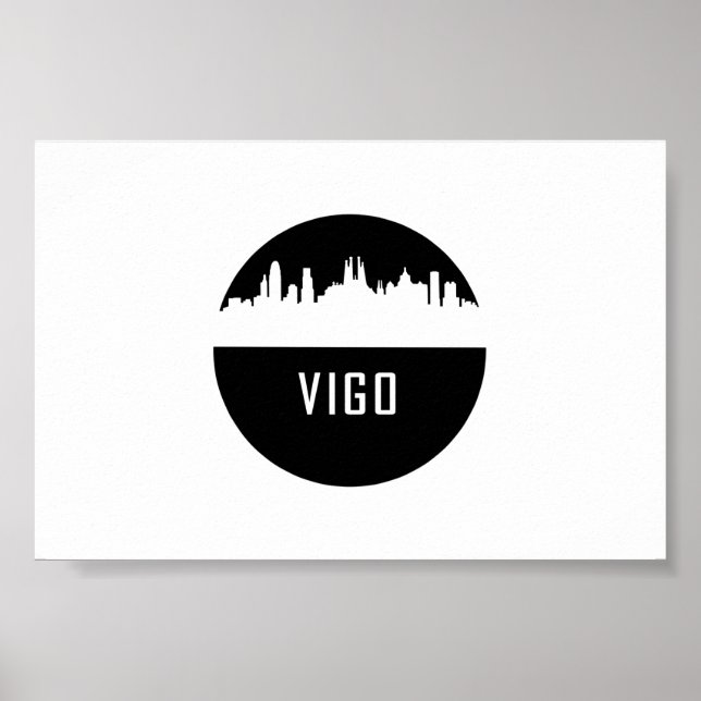 Vigo | Städte Spaniens Poster (Vorne)