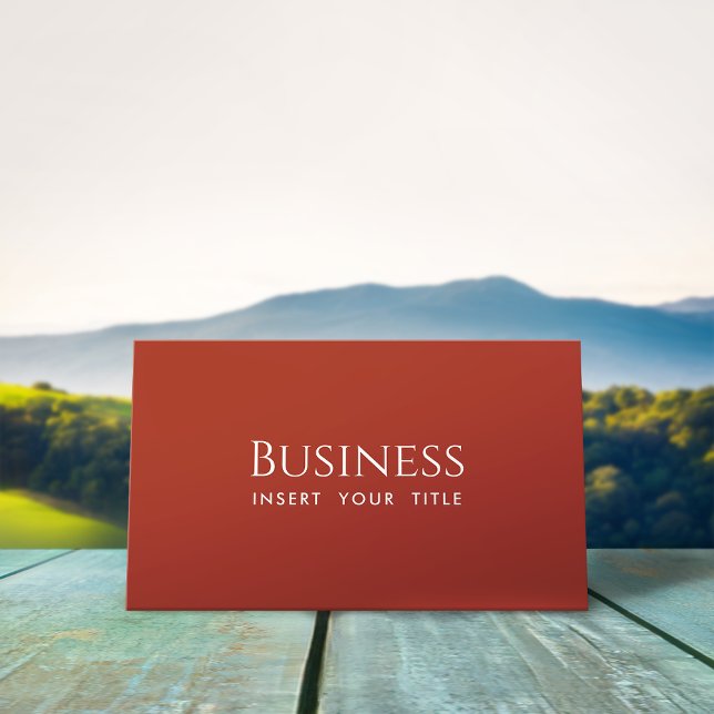 Vigorose Red Business Card Visitenkarte (Von Creator hochgeladen)