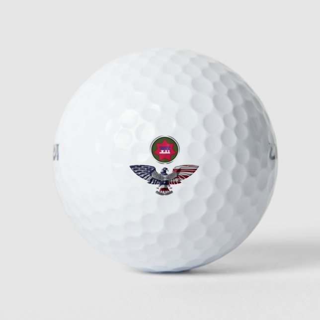VII Armored Corps Eagle Golfball (Vorderseite)