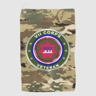 VII. Korps Golfhandtuch