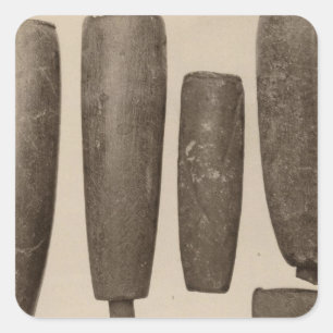 VIII Steinrohre, so Calif Quadratischer Aufkleber