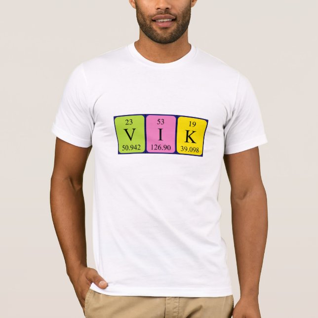 Vik Periodenname Shirt (Vorderseite)