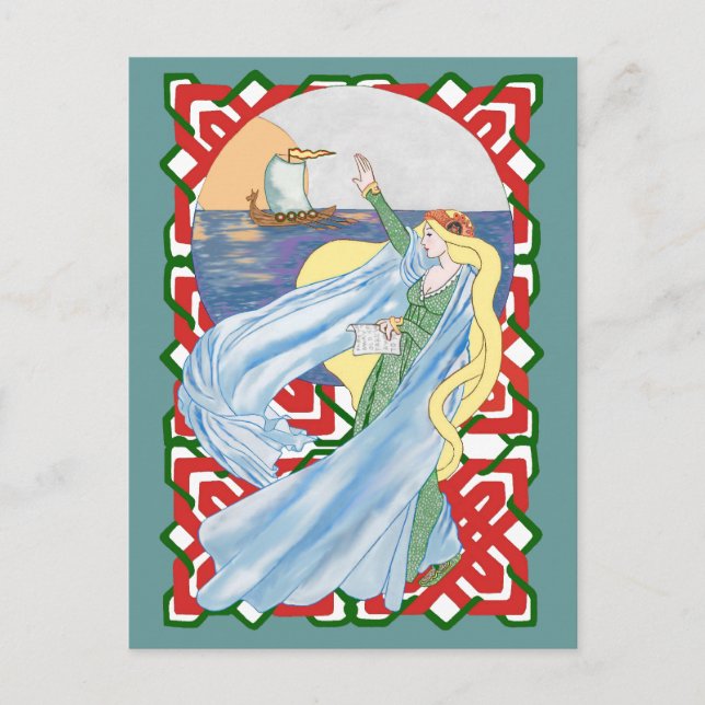 Viking adieu postkarte (Vorderseite)