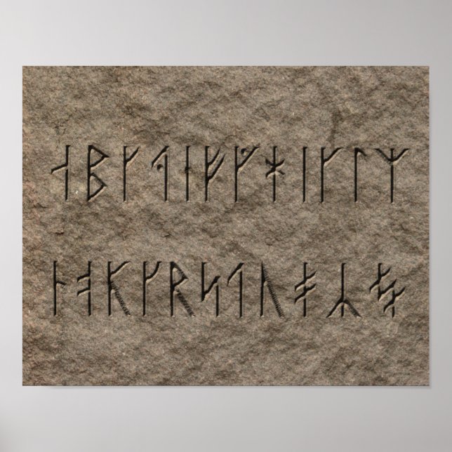 Viking Alphabet Poster (Vorne)