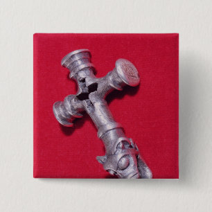 Viking-Amulett in Form eines Kreuzes Button