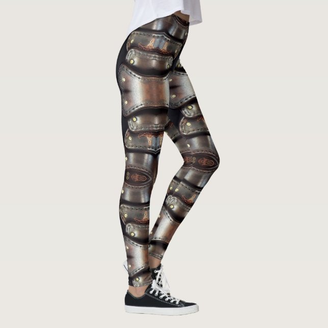 Viking Armor Design abstrait Leggings (Droite)