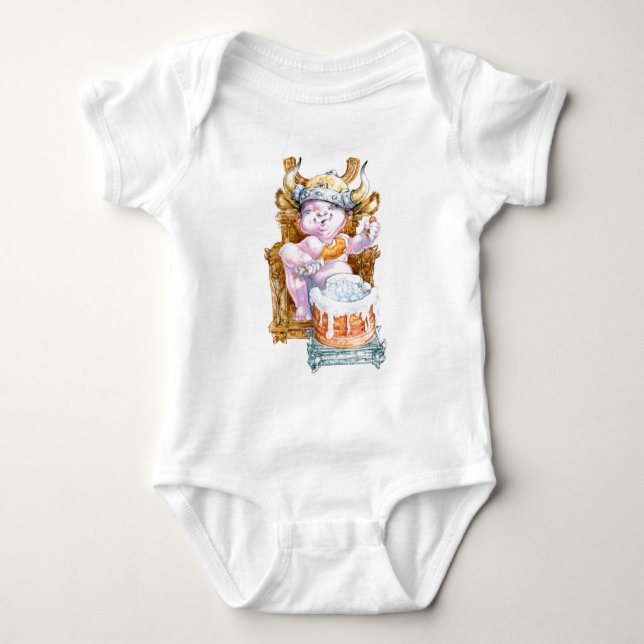 Viking-Baby Baby Strampler (Vorderseite)