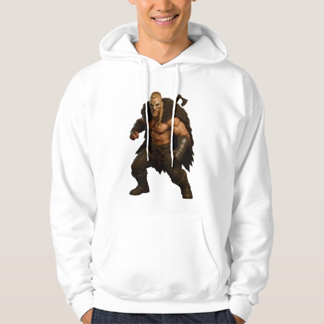 Viking Barbarian Hero Hoodie (Vorderseite)