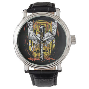 Viking Beerdigung Armbanduhr
