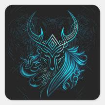 Viking, blaues Symbol, digitale Grafik