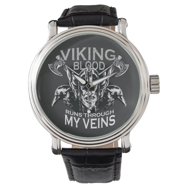 Viking Blood Armbanduhr (Vorderseite)