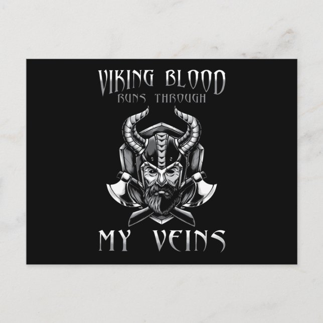 Viking Blood Postkarte (Vorderseite)