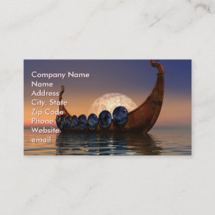 Viking Boat 2 Carte de visite