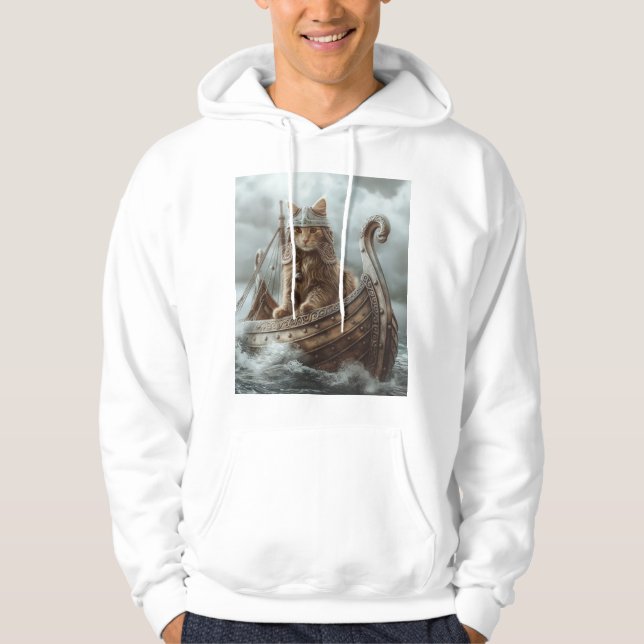 Viking Cat Hoodie (Vorderseite)