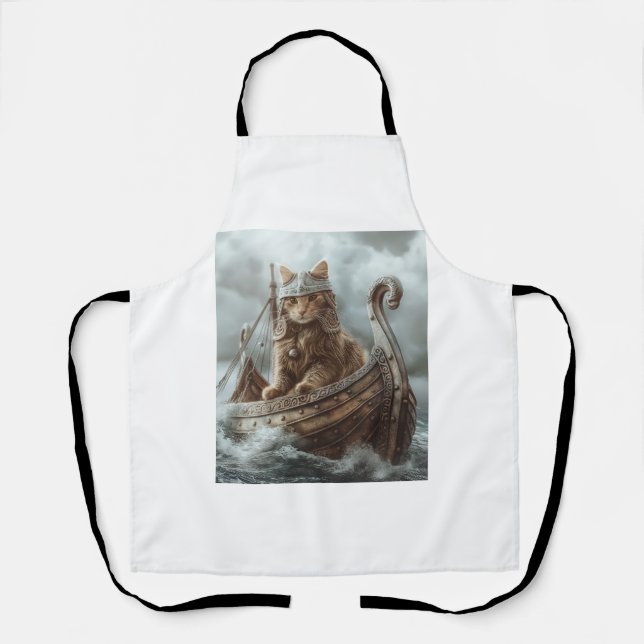 Viking Cat Schürze (Vorderseite)