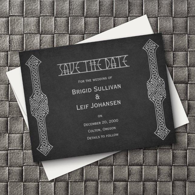 Viking Celtic Gamer Wedding Save The Date (Von Creator hochgeladen)