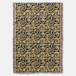 Viking Celtic Intertwinning Animal Muster Decke