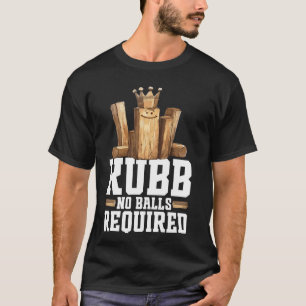 Viking Chess King Kubb Player Yard Game Set Viking T-Shirt
