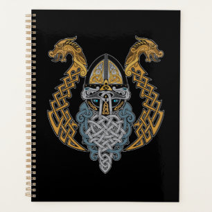 Viking Dragon Valknut Helmet Valhalla God Odin Planer