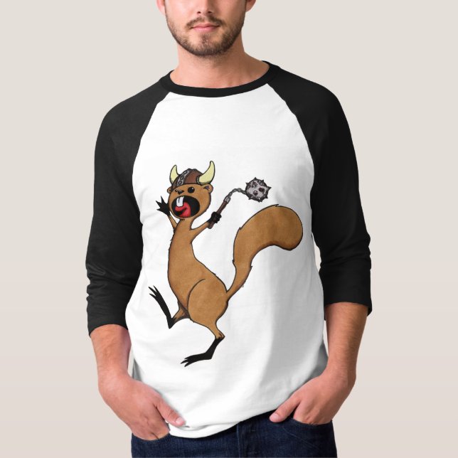 Viking-Eichhörnchen T-Shirt (Vorderseite)