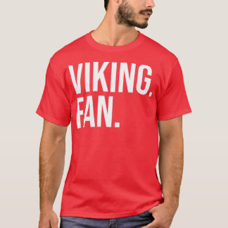 Viking Fan weißer Text T-Shirt