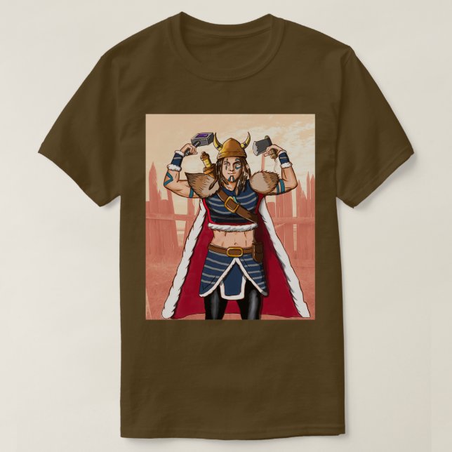 Viking femme guerrière Classic TShirt (Design devant)
