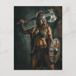 Viking Frauen Stärke und Eleganz Postkarte