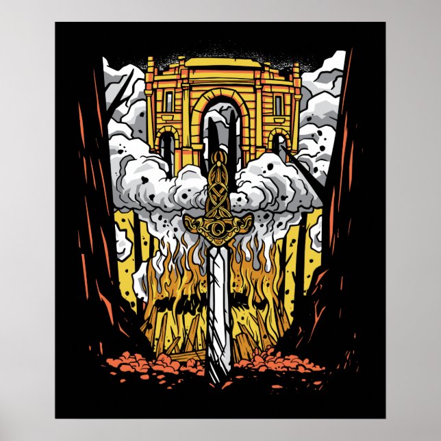 Viking Funeral Poster (Vorne)