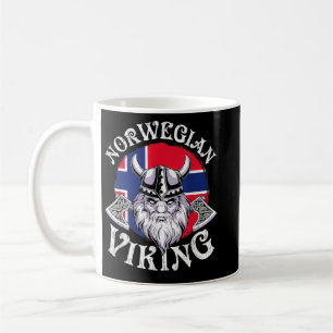 Viking Funny Norway Flag Vikings Kaffeetasse